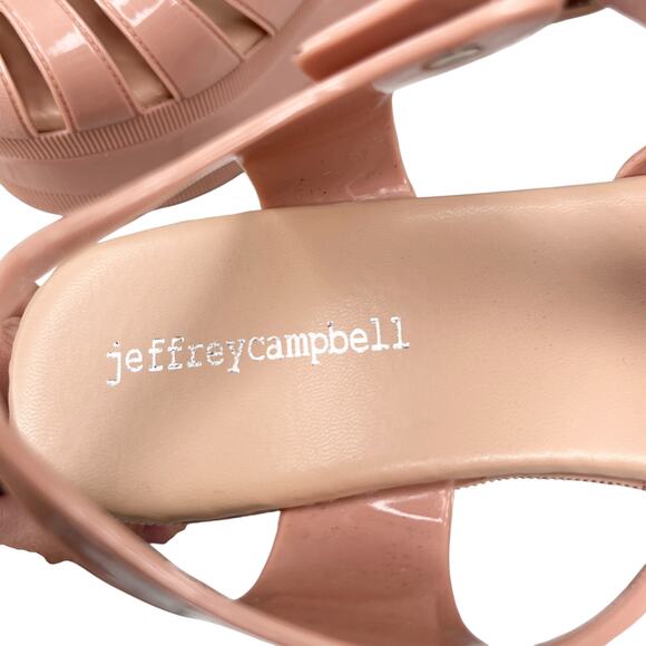 Jeffrey Campbell Candied Platform Sandals Nude 6 New - Picture 10 of 10